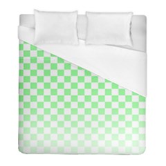 Green Checker T- Shirt Green Checker T- Shirt Duvet Cover (full/ Double Size) by EnriqueJohnson