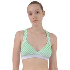 Green Checker T- Shirt Green Checker T- Shirt Sweetheart Sports Bra by EnriqueJohnson