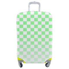 Green Checker T- Shirt Green Checker T- Shirt Luggage Cover (medium) by EnriqueJohnson