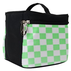 Green Checker T- Shirt Green Checker T- Shirt Make Up Travel Bag (small) by EnriqueJohnson