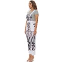 Hawaii T- Shirt Hawaii Alphafa Pattern T- Shirt Women s Pinafore Overalls Jumpsuit View2