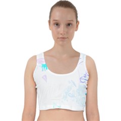 Hawaii T- Shirt Hawaii Beautiful Pattern T- Shirt Velvet Racer Back Crop Top