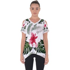 Hawaii T- Shirt Hawaii Blood Flower Garden T- Shirt Cut Out Side Drop T-shirt by EnriqueJohnson