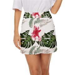 Hawaii T- Shirt Hawaii Blood Flower Garden T- Shirt Mini Front Wrap Skirt by EnriqueJohnson