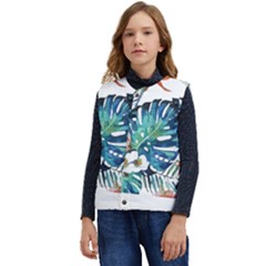 Hawaii T- Shirt Hawaii Christmas Flower Fashion T- Shirt Kid s Button Up Puffer Vest	