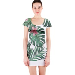 Hawaii T- Shirt Hawaii Coral Flower Fashion T- Shirt Short Sleeve Bodycon Dress by EnriqueJohnson