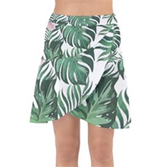 Hawaii T- Shirt Hawaii Coral Flower Fashion T- Shirt Wrap Front Skirt