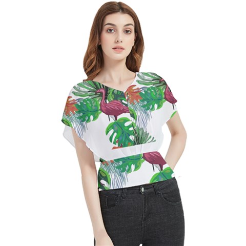 Hawaii T- Shirt Hawaii Creative Pattern T- Shirt Butterfly Chiffon Blouse by EnriqueJohnson