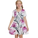 Hawaii T- Shirt Hawaii Elegant Creative T- Shirt Kids  Short Sleeve Tiered Mini Dress View1