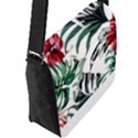 Hawaii T- Shirt Hawaii Flaw Pattern T- Shirt Flap Closure Messenger Bag (L) View2