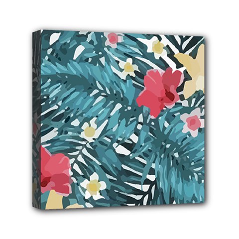 Hawaii T- Shirt Hawaii Floral Fashion T- Shirt Mini Canvas 6  X 6  (stretched) by EnriqueJohnson