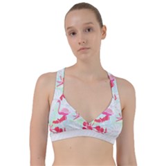 Hawaii T- Shirt Hawaii Floral Pattern T- Shirt Sweetheart Sports Bra