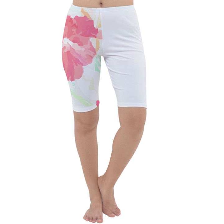 Hawaii T- Shirt Hawaii Florist Modern T- Shirt Cropped Leggings 