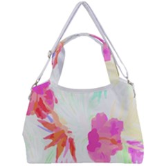 Hawaii T- Shirt Hawaii Flowerbages Pattern T- Shirt Double Compartment Shoulder Bag by EnriqueJohnson