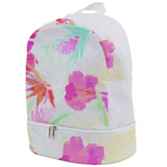 Hawaii T- Shirt Hawaii Flowerbages Pattern T- Shirt Zip Bottom Backpack by EnriqueJohnson