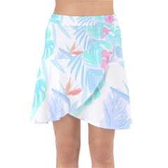 Hawaii T- Shirt Hawaii Flowers Creative T- Shirt Wrap Front Skirt by EnriqueJohnson