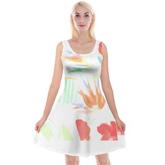 Hawaii T- Shirt Hawaii Hawaian Trend T- Shirt Reversible Velvet Sleeveless Dress