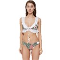 Hawaii T- Shirt Hawaii Hello Modern T- Shirt Low Cut Ruffle Edge Bikini Set View1