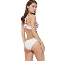 Hawaii T- Shirt Hawaii Hello Modern T- Shirt Low Cut Ruffle Edge Bikini Set View3