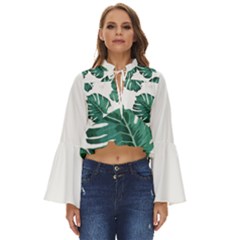 Hawaii T- Shirt Hawaii High Flower Modern T- Shirt Boho Long Bell Sleeve Top