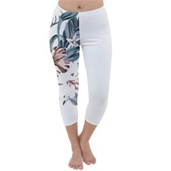 Hawaii T- Shirt Hawaii Hope Flowers Trend T- Shirt Capri Winter Leggings 