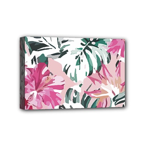 Hawaii T- Shirt Hawaii Ice Flowers Garden T- Shirt Mini Canvas 6  X 4  (stretched)