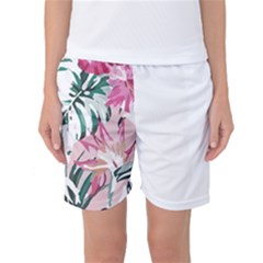 Hawaii T- Shirt Hawaii Ice Flowers Garden T- Shirt Women s Basketball Shorts