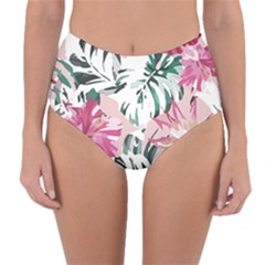 Hawaii T- Shirt Hawaii Ice Flowers Garden T- Shirt Reversible High-waist Bikini Bottoms