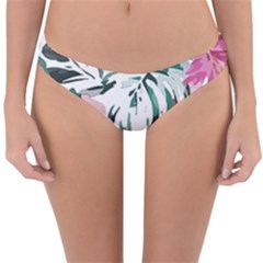 Hawaii T- Shirt Hawaii Ice Flowers Garden T- Shirt Reversible Hipster Bikini Bottoms