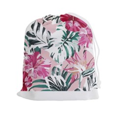 Hawaii T- Shirt Hawaii Ice Flowers Garden T- Shirt Drawstring Pouch (2xl)