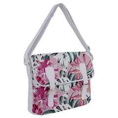 Hawaii T- Shirt Hawaii Ice Flowers Garden T- Shirt Buckle Messenger Bag