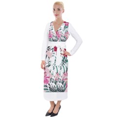 Hawaii T- Shirt Hawaii Ice Flowers Garden T- Shirt Velvet Maxi Wrap Dress