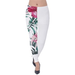 Hawaii T- Shirt Hawaii Ice Flowers Garden T- Shirt Velvet Leggings