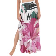 Hawaii T- Shirt Hawaii Ice Flowers Garden T- Shirt Maxi Chiffon Tie-up Sarong