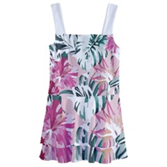 Hawaii T- Shirt Hawaii Ice Flowers Garden T- Shirt Kids  Layered Skirt Swimsuit