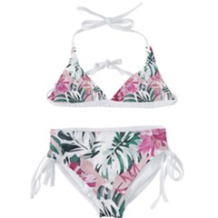 Hawaii T- Shirt Hawaii Ice Flowers Garden T- Shirt Kids  Classic Bikini Set