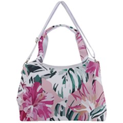 Hawaii T- Shirt Hawaii Ice Flowers Garden T- Shirt Double Compartment Shoulder Bag