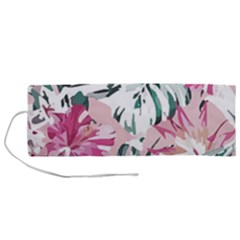 Hawaii T- Shirt Hawaii Ice Flowers Garden T- Shirt Roll Up Canvas Pencil Holder (m)