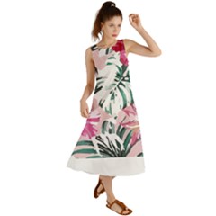 Hawaii T- Shirt Hawaii Ice Flowers Garden T- Shirt Summer Maxi Dress