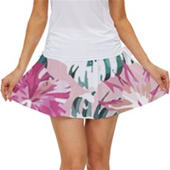 Hawaii T- Shirt Hawaii Ice Flowers Garden T- Shirt Women s Skort