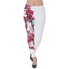 Hawaii T- Shirt Hawaii Indian Flower Modern T- Shirt Velvet Leggings