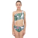 Hawaii T- Shirt Hawaii Leather Flower Garden T- Shirt Spliced Up Two Piece Swimsuit View1