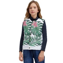 Hawaii T- Shirt Hawaii Leather Flower Garden T- Shirt Kid s Button Up Puffer Vest	