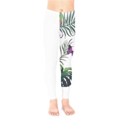 Hawaii T- Shirt Hawaii Lent Flowers Pattern T- Shirt Kids  Classic Winter Leggings