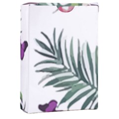 Hawaii T- Shirt Hawaii Lent Flowers Pattern T- Shirt Playing Cards Single Design (rectangle) With Custom Box