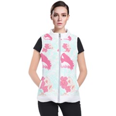 Hawaii T- Shirt Hawaii Lis Flowers Trend T- Shirt Women s Puffer Vest