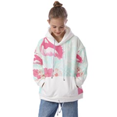 Hawaii T- Shirt Hawaii Lis Flowers Trend T- Shirt Kids  Oversized Hoodie