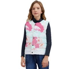 Hawaii T- Shirt Hawaii Lis Flowers Trend T- Shirt Kid s Button Up Puffer Vest	