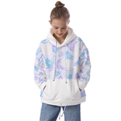 Hawaii T- Shirt Hawaii Love Flowers Trend T- Shirt Kids  Oversized Hoodie