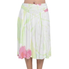 Hawaii T- Shirt Hawaii Mahalo Trend T- Shirt Velvet Flared Midi Skirt